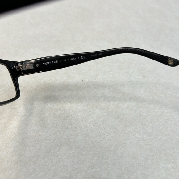 VERSACE BLACK SILVER MEDUSA OPTICAL “PRESCRIPTION” FRAMES AND BOX UNISEX - Picture 9 of 16